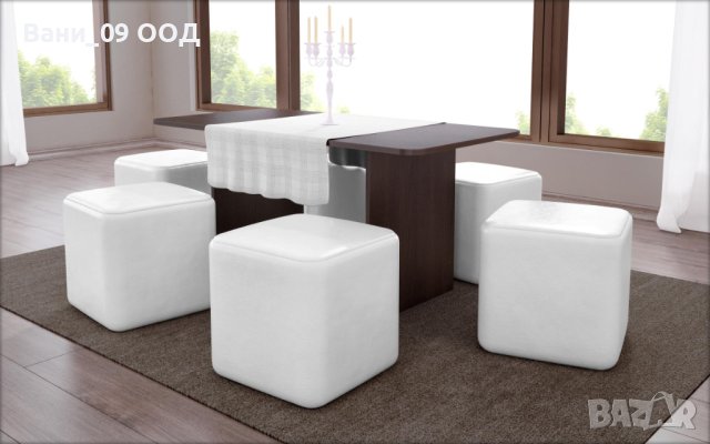 Сет 2 табуретки от еко кожа , снимка 7 - Столове - 42571671