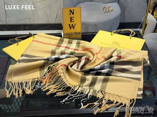 Gucci ✨ Burberry ✨ Guess ✨ Дамски Шалове , снимка 9 - Шалове - 56328985
