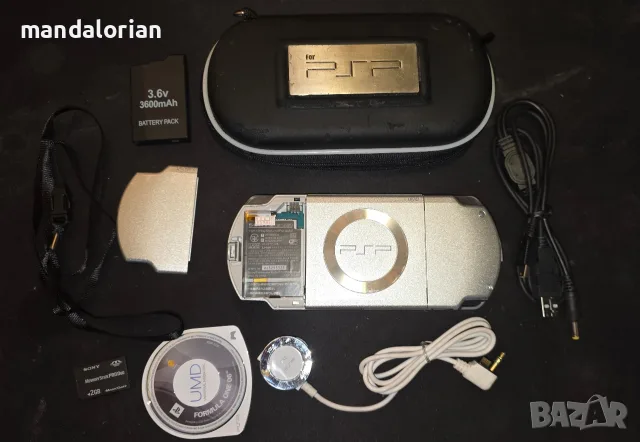 Sony PlayStation portable psp 2000 silver , снимка 3 - PlayStation конзоли - 56362839