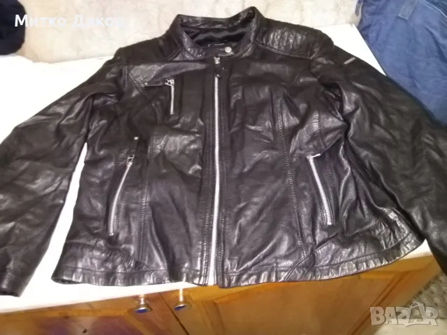 Cabrini марково рокерско яке естествена кожа олекотено размер Л