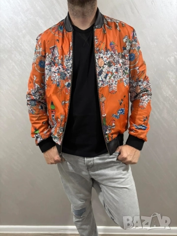 Мъжко кожено яке , снимка 6 - Якета - 52432582