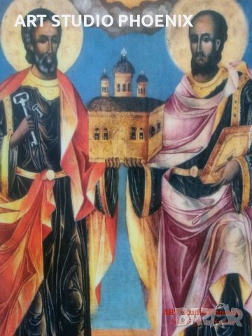 Икона на Св. Св. Петър и Павел , Petar i Pavel, различни изображения, снимка 5 - Картини - 14434260