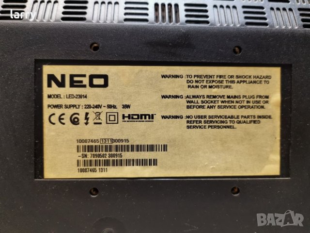 Телевизор Neo LED-23914 на части