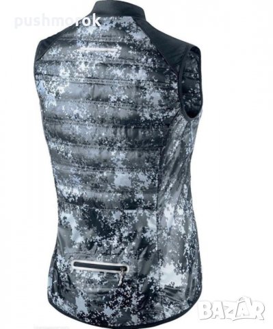 Nike Aeroloft 800 Down Blue Reflective Running Vest Sz L / #00285 /, снимка 2 - Спортни екипи - 39393794