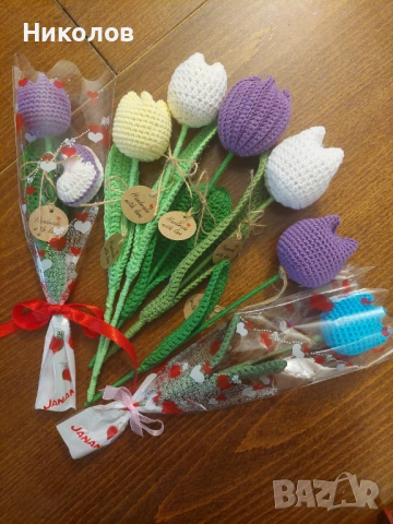8-ми Март, Св. Валентин - подаръчета и цветя, снимка 3 - Изкуствени цветя - 53227965