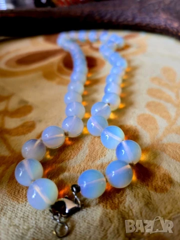 Дамско Колие от Лунен Камък, снимка 5 - Колиета, медальони, синджири - 51357442