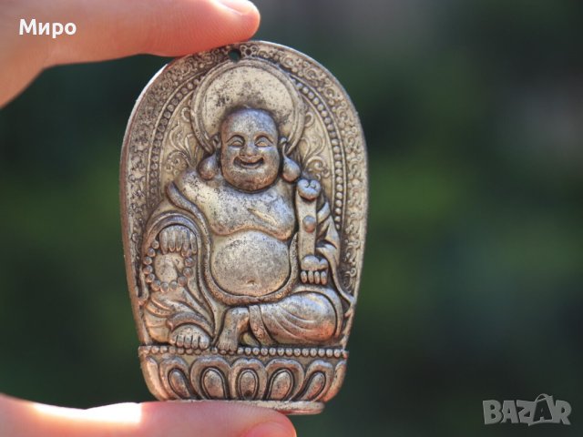 БУДА  МЕДАЛЬОН ТАЛИСМАН АМУЛЕТ ТИБЕТ НЕПАЛ АЗИЯ , снимка 5 - Антикварни и старинни предмети - 41689291
