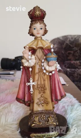 Религиозна статуетка от алабастър, снимка 3 - Статуетки - 48795156