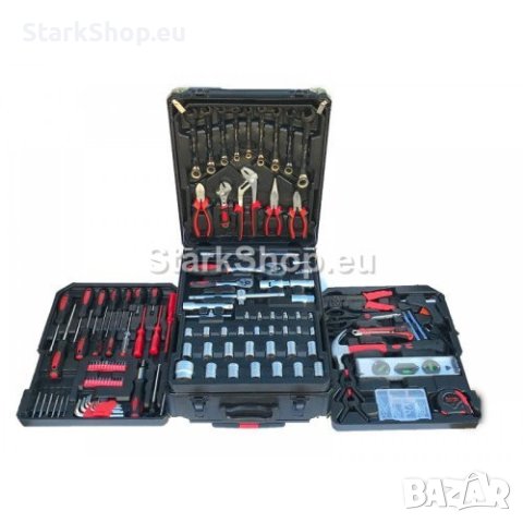 Немски куфар с инструменти 499 части KraftWorld, снимка 2 - Куфари с инструменти - 41696788