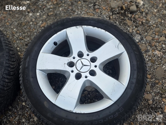 Алуминиеви джанти 16цола Mercedes , снимка 3 - Гуми и джанти - 52615651