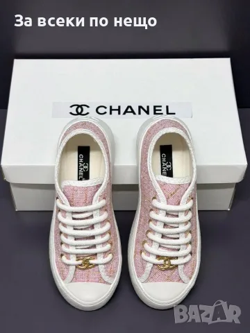 Chanel Дамски Маратонки👟Дамски Спортни Обувки Шанел👟Кецове - Различни Цветове Код SEM-308, снимка 5 - Маратонки - 55783199