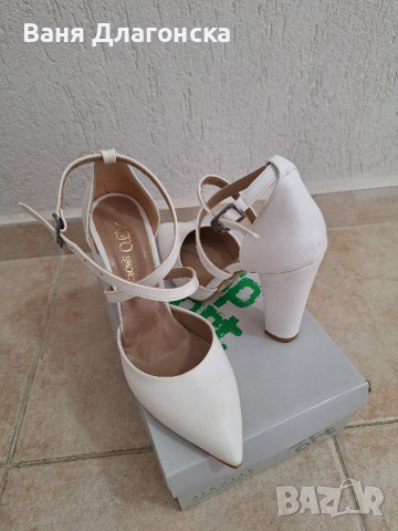 Обувки с дебел ток, снимка 3 - Дамски елегантни обувки - 44634687
