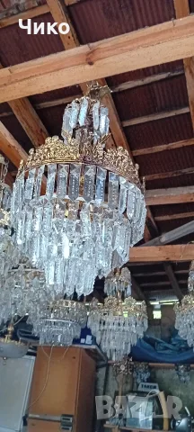 Над 20бр стари кристални полилей, снимка 6 - Антикварни и старинни предмети - 56163790