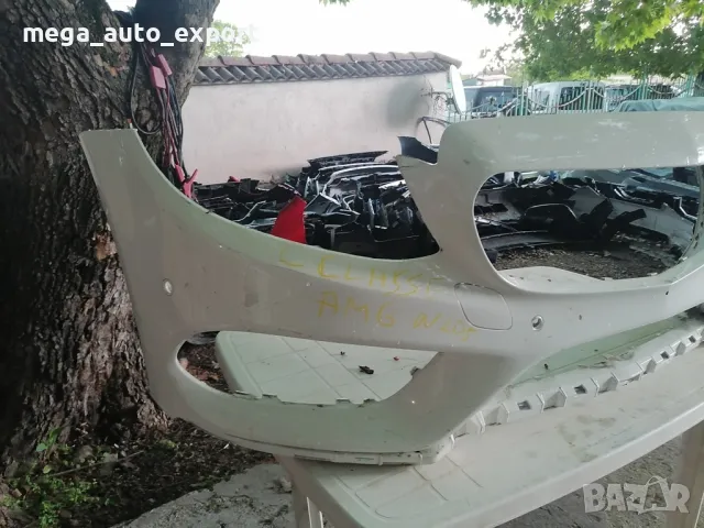 Оригинална броня за Mercedes C-class W205 2014-2018 г AMG-line, снимка 2 - Части - 50249681