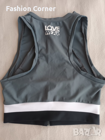 Спортен топ на Love To Wear, М размер, Спиди, снимка 4 - Корсети, бюстиета, топове - 44673713