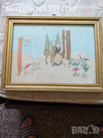 Картина ръчна бродерия, снимка 2 - Картини - 41517648