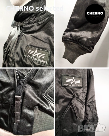 Мъжко бомбър яке ALPHA INDUSTRIES CWU-45 MP-TEX Bomber Jacket – Made in USA -XL•XXL– Ново с етикети, снимка 16 - Якета - 53649480