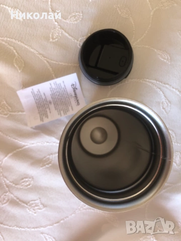 Термо чаша / Чаша за път / Travel mug / Термос Mickey Mouse – Disneyland Paris, оригинален, 450 мл , снимка 12 - Чаши - 53665208