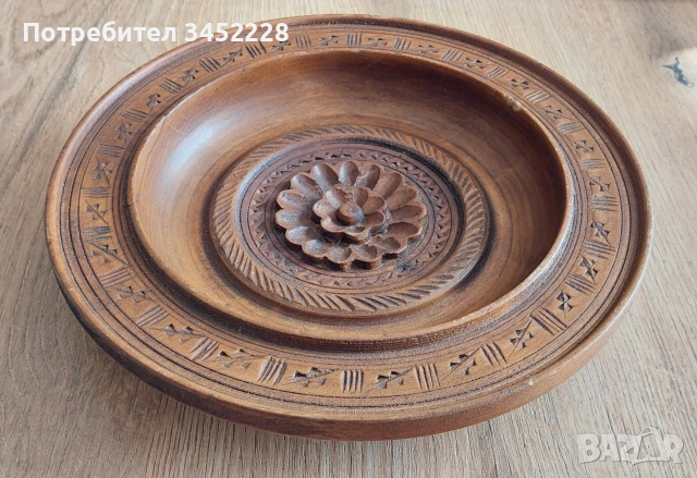 пано дърворезба за ценители 23см , снимка 2 - Пана - 53836929