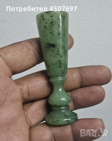 Нефритен Сервиз за Напики., снимка 3 - Антикварни и старинни предмети - 53048642