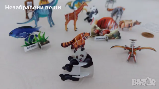 Колекция миниатюрни сглобяеми фигурки от 90-те, снимка 4 - Колекции - 47487281