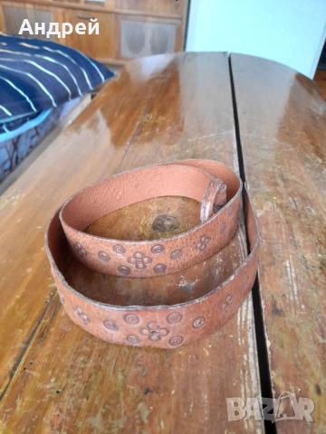 Стар дамски кожен колан #8