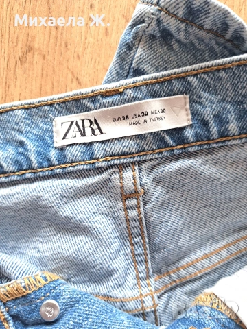 Дънки Zara M размер, снимка 3 - Дънки - 53721556