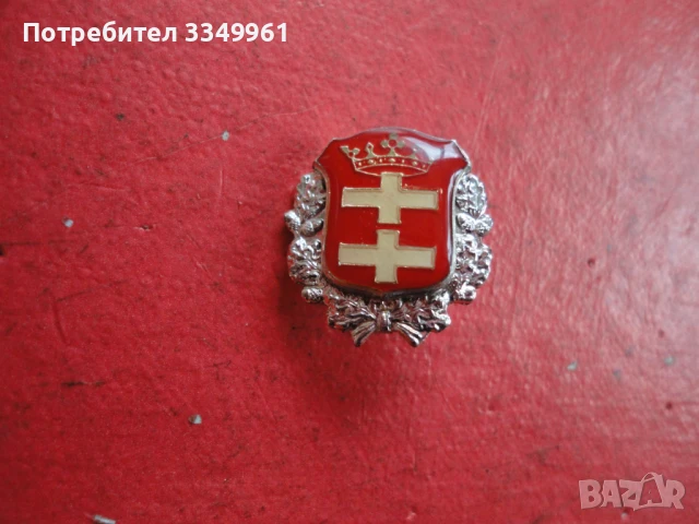 Немски знак значка с емайл 33, снимка 3 - Колекции - 51367750