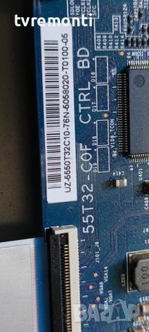 TCON BOARD ,55T32-COF CTRL BD for Philips 50PUS6162/12 дисплей TPT500U1-QVN03.U REV.S5B0T, снимка 2 - Части и Платки - 40998124