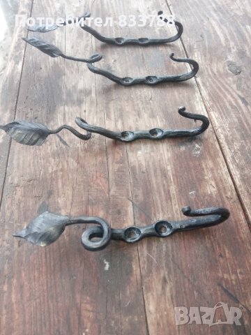 Закачалки от ковано желязо(куки), снимка 3 - Декорация за дома - 39406206