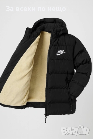 Nike Детско Черно Зимно Яке 5-6г 15-16г Код Детски Находки34, снимка 2 - Детски якета и елеци - 52634546