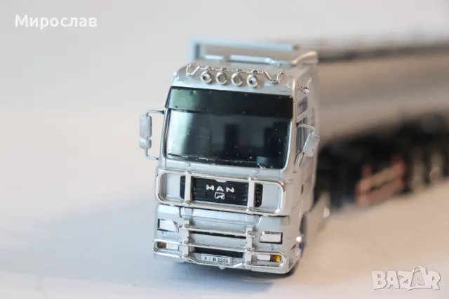 AMW 1:87 H0 MAN TGA СИЛОЗ ЦИСТЕРНА КАМИОН TIR МОДЕЛ ВЛЕКАЧ, снимка 5 - Колекции - 50029101