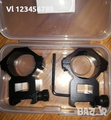 Монтажи рингове за оптика 30мм и 1" 25.4 мм , снимка 2 - Оборудване и аксесоари за оръжия - 53829984