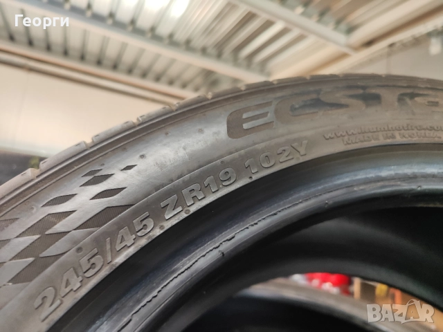 2бр.летни гуми 245/45/19 Kumho, снимка 4 - Гуми и джанти - 51846936