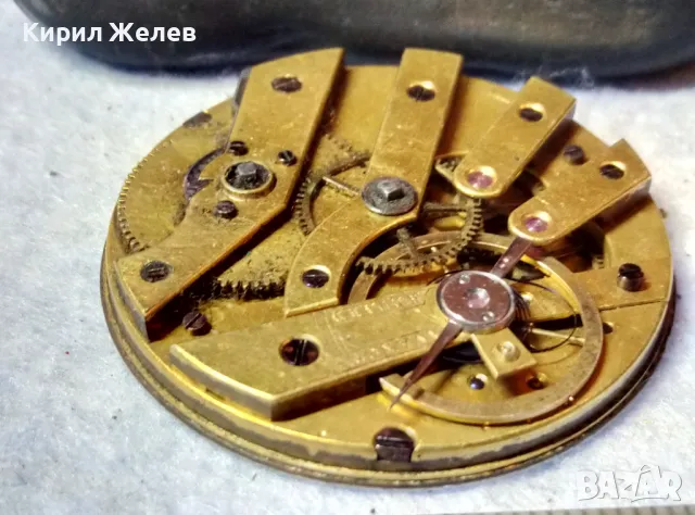 МЕХАНИЗЪМ с ЦИФЕР от СТАР РЯДЪК КОЛЕКЦИОНЕРСКИ ДЖОБЕН ЧАСОВНИК 49655, снимка 2 - Антикварни и старинни предмети - 48553627
