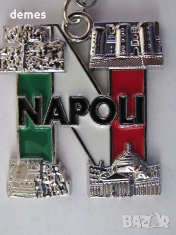 Метален ключодържател от Неапол, Италия, снимка 3 - Други - 41637862