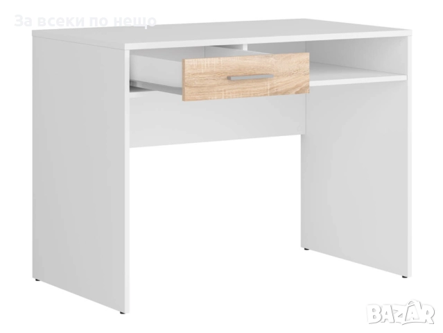 Бюро NEPO PLUS BIU1S корпус бяло/фронт дъб сонома Код P1529, снимка 2 - Бюра - 52556173