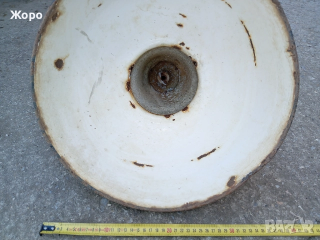 старинен примитивен уред и емайлирана ретро лампа, снимка 9 - Друга електроника - 51545976