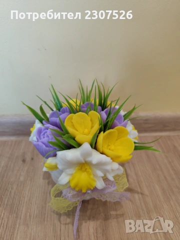 Пролетни букети , снимка 5 - Изкуствени цветя - 53803669