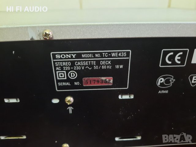Sony TC-WE435, снимка 6 - Радиокасетофони, транзистори - 41579911