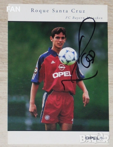 Байерн Мюнхен ОРИГИНАЛНИ картички Щефан Ефенберг, Джоване Елбер, Роке Санта Круз, Пауло Сержио 2000 , снимка 4 - Фен артикули - 50404388