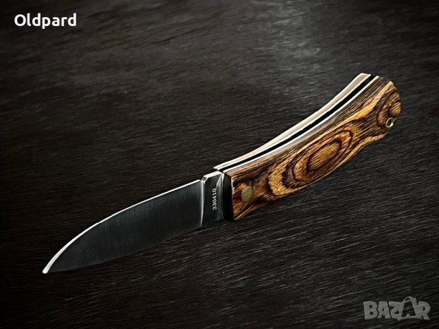 Сгъваем нож (острието - 8,2 см) за лов, туризъм или къмпинг Linder. Reisender Medium (330410), снимка 6 - Ножове - 41852130