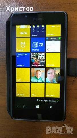 Телефон-GSM отлично работещ в отлично състояние от чужбина, снимка 11 - Microsoft - 53783347