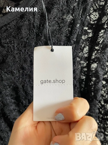 Дантелена блуза, снимка 4 - Блузи с дълъг ръкав и пуловери - 53431909