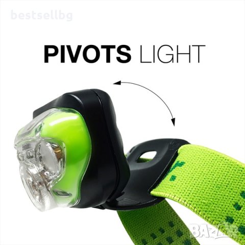 Мощен LED челник фенер за глава Energizer Vision HD лов риболов бягане, снимка 5 - Къмпинг осветление - 35891641