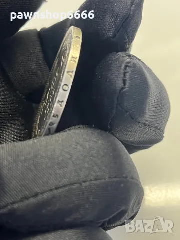 Сребърна монета Руска империя 1 рубла, 1877 Маркировка на МД 'СПБ HI' - Николай Йоса, снимка 4 - Нумизматика и бонистика - 48282346