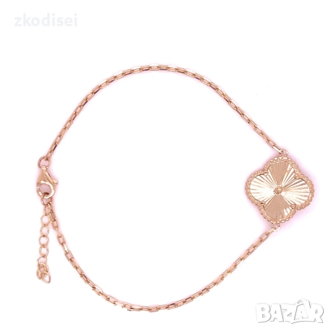 Златна дамска гривна Van Cleef 2,59гр. 20,0см. 14кр. проба:585 модел:34439-4, снимка 2 - Гривни - 51829439