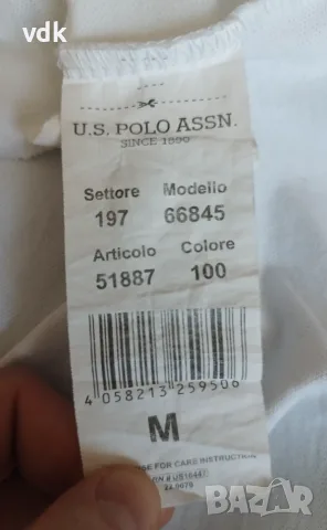 100% Оригинална страхотна мъжка тениска с яка U.S. POLO ASSN! , снимка 7 - Тениски - 55931625