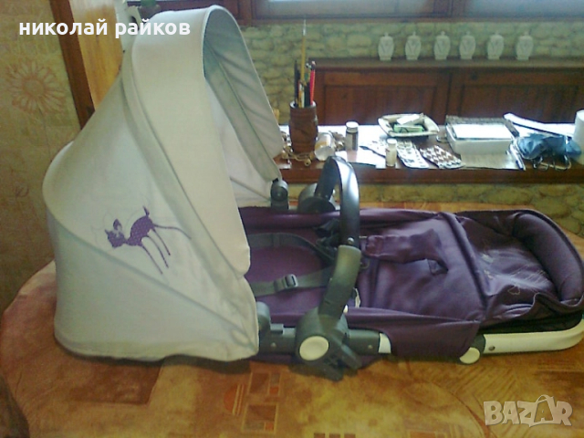 Бебешка - детска количка Лорелли 3 в 1, снимка 4 - Детски колички - 51857281