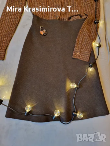 Винтидж шик сет – риза, пола и аксесоари, XS, снимка 4 - Други - 50229922